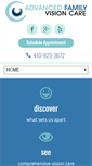 Mobile Screenshot of advancedfamilyvisioncare.com